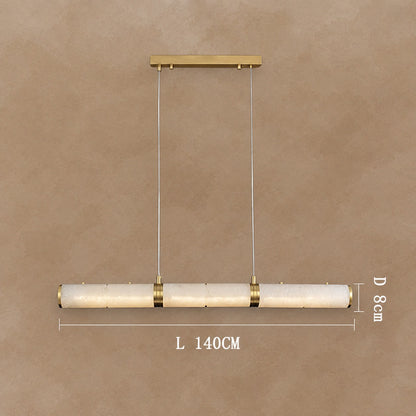 Alabaster Magnificence Art Linear Chandelier 39.4" 47.2" 55.1"