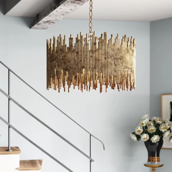 Althely Round Chandelier For Staircase