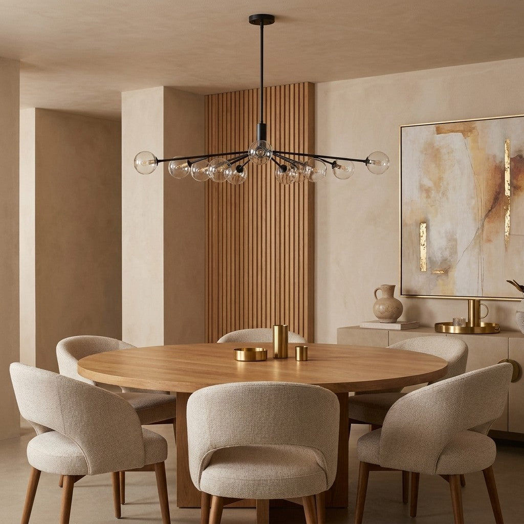 Apollo Round Chandelier 36"47"59"