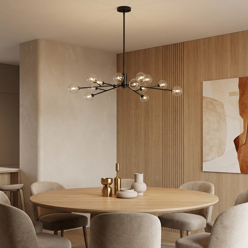 Apollo Round Chandelier 36"47"59"