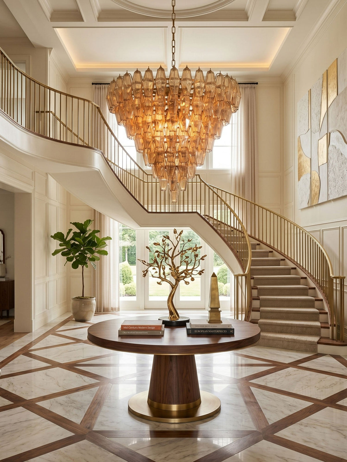 Asti Glass Chandelier - Vakkerlight