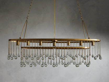 Averline Crystal Ball 7 Light Chandelier