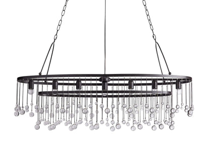 Averline Crystal Ball 7 Light Chandelier