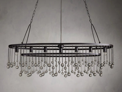 Averline Crystal Ball 7 Light Chandelier