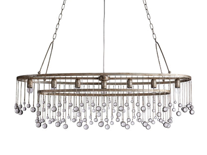 Averline Crystal Ball 7 Light Chandelier