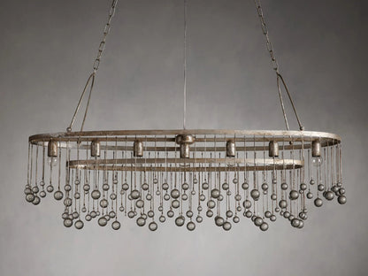 Averline Crystal Ball 7 Light Chandelier