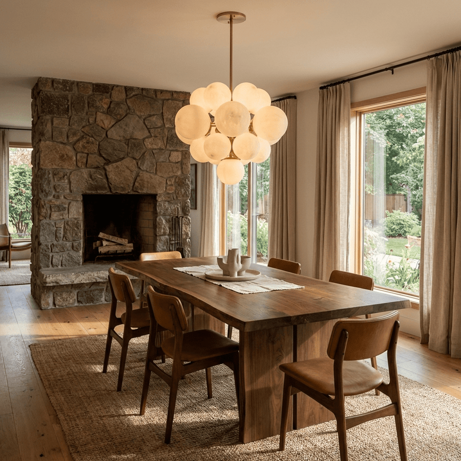 Aurelia Alabaster Cluster Chandelier - Vakkerlight