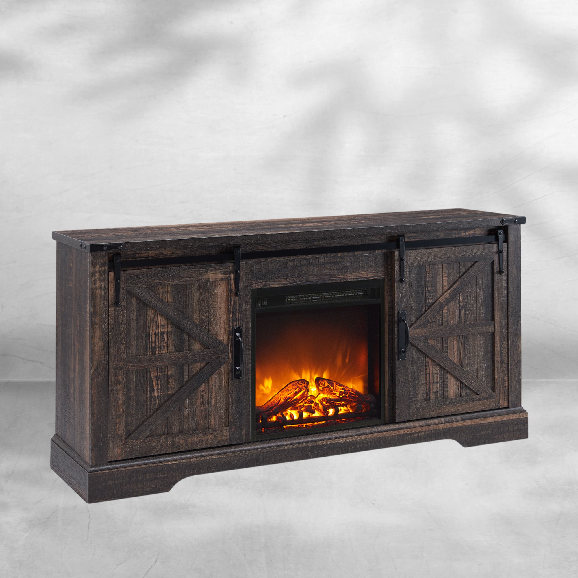 TV Stand with Fireplace for TVs Up To 65 Inch
