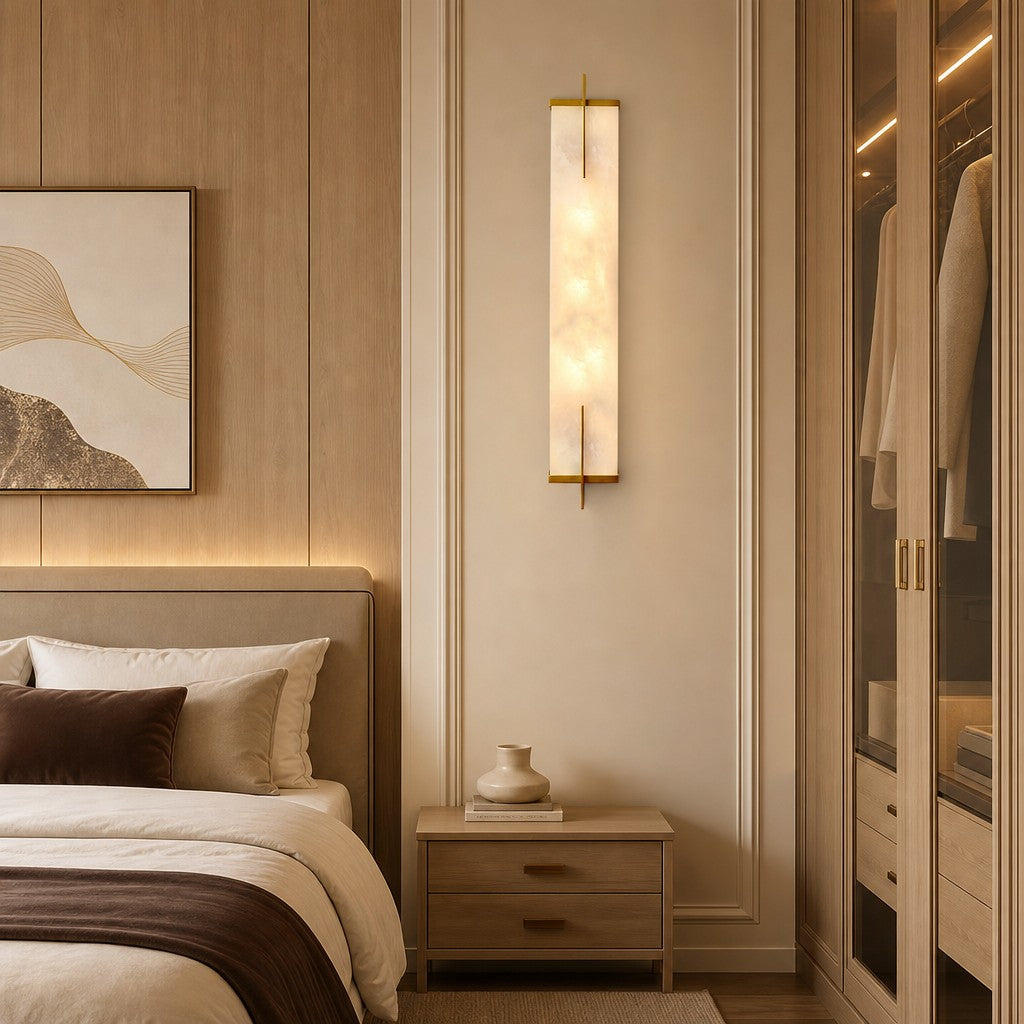 Beckett Alabaster Wall Sconce