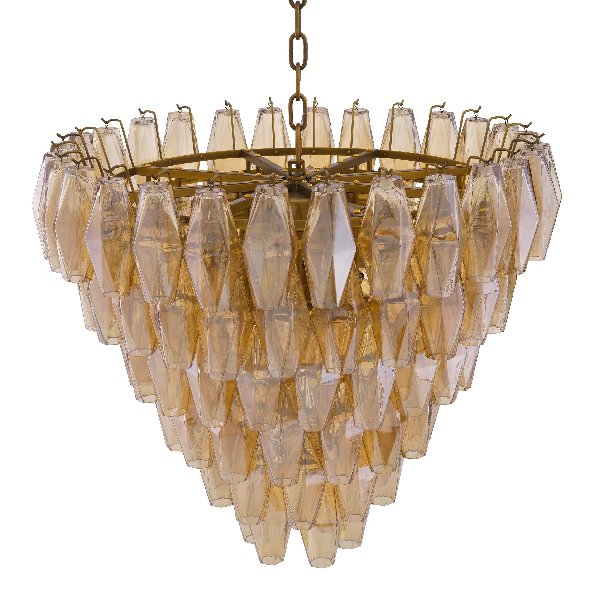 Benini S Modern Chandelier Clear