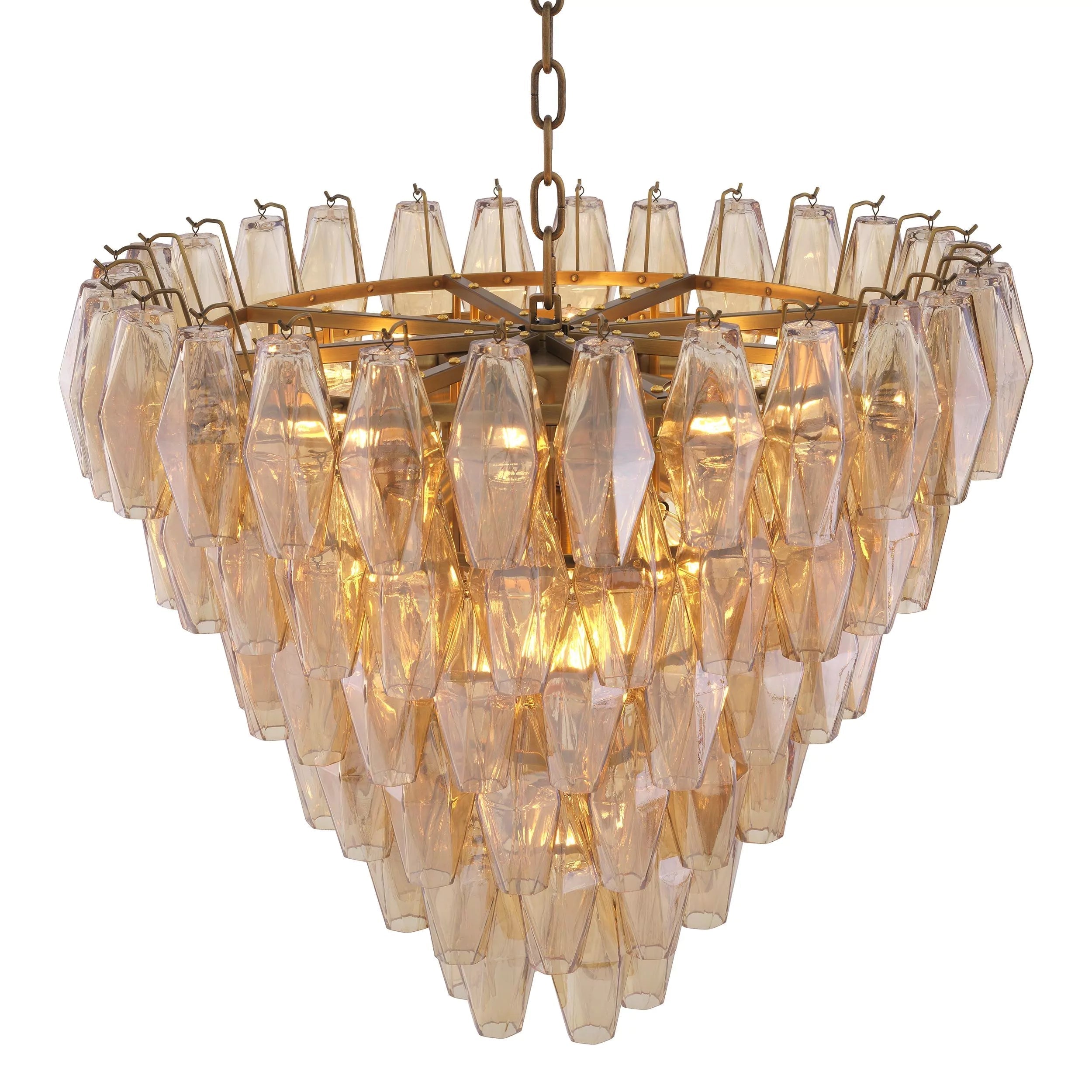 Benini S Modern Chandelier Clear