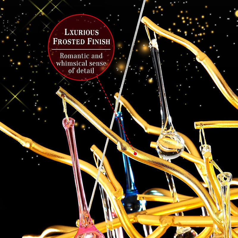 Doris Rain Crystal Branch Chandelier 45"L