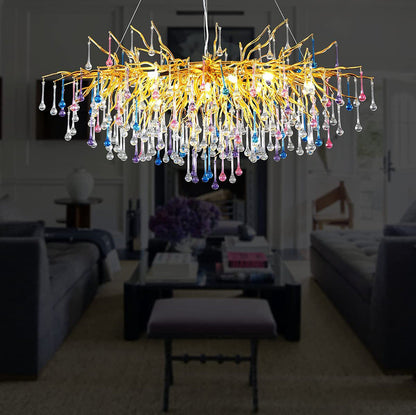 Doris Crystal Branch Chandelier
