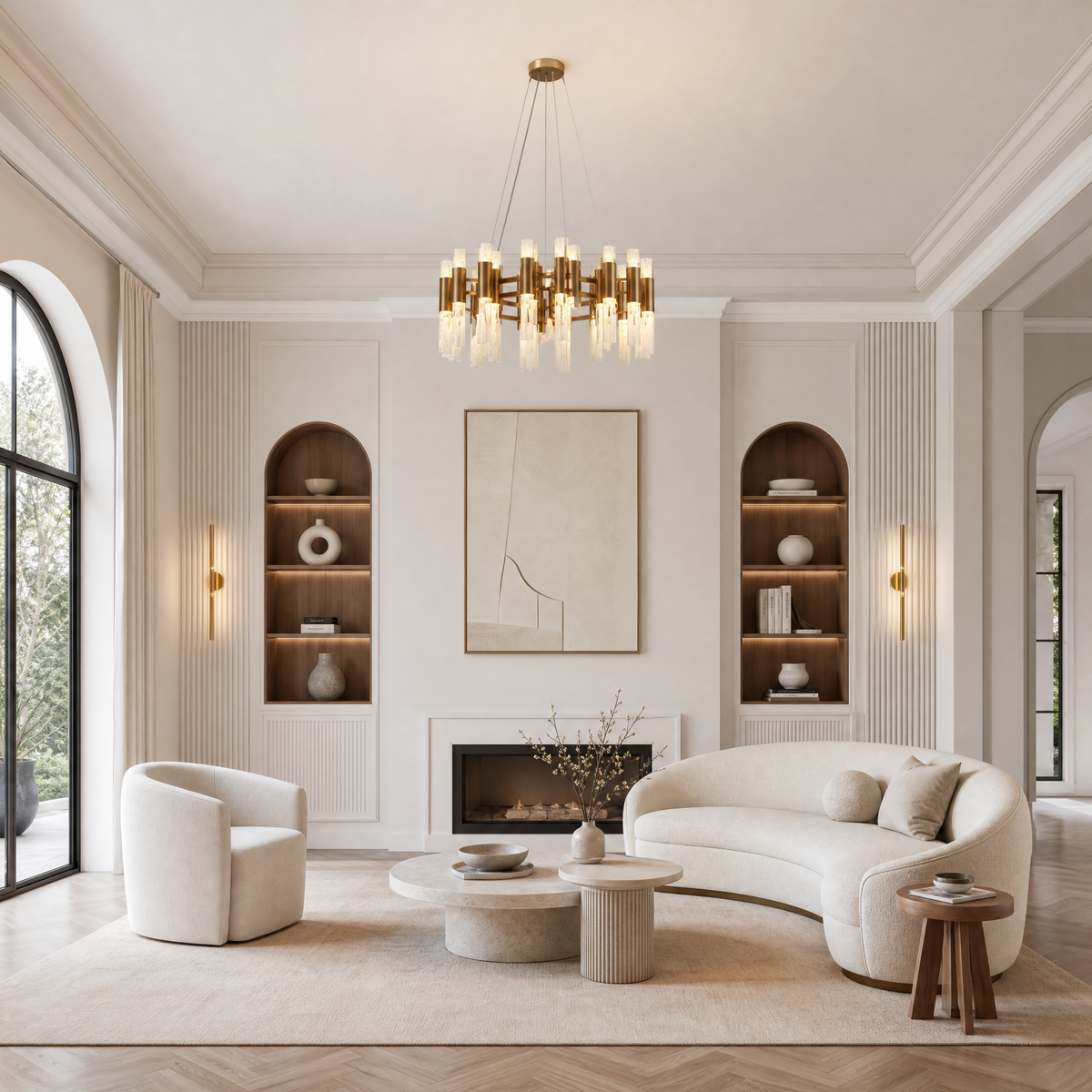 Brass Chandelier