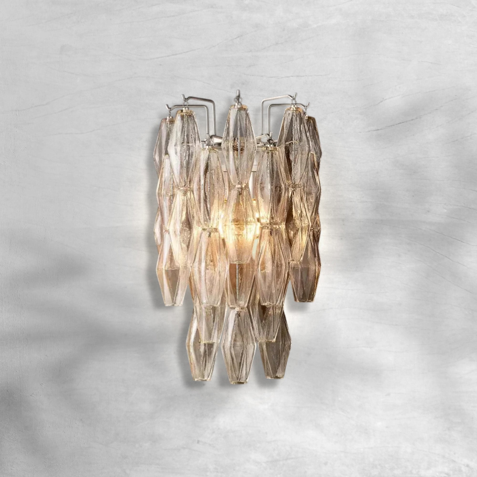 Cyra Glass Short Wall Sconce