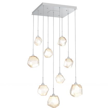 Art Twisted Square Chandelier