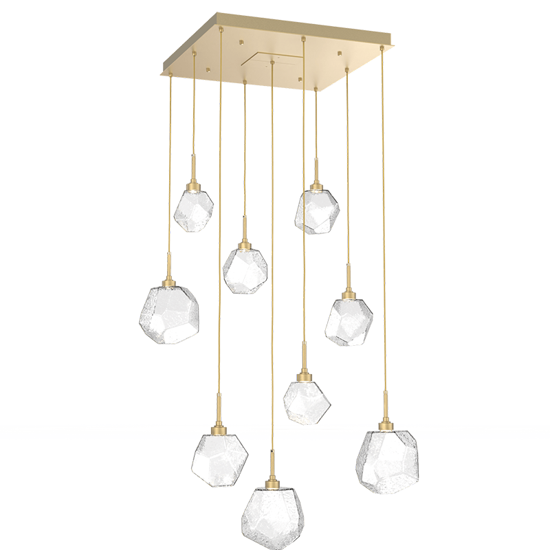 Art Twisted Square Chandelier