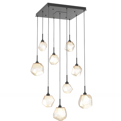 Art Twisted Square Chandelier