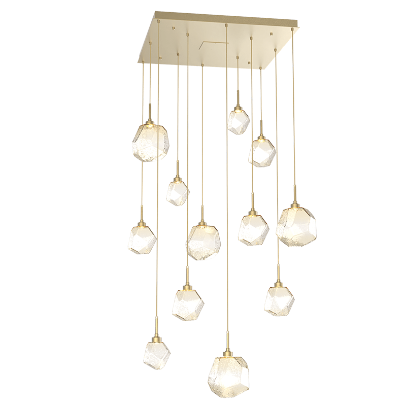 Art Twisted Square Chandelier