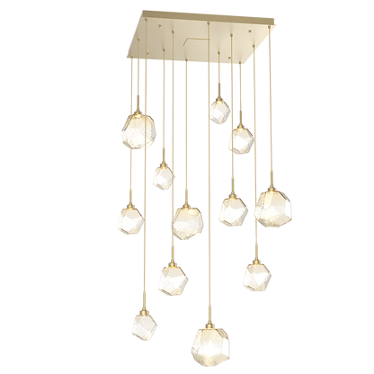 Art Twisted Square Chandelier