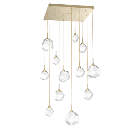 Art Twisted Square Chandelier