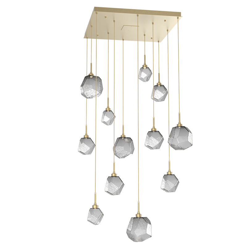 Art Twisted Square Chandelier