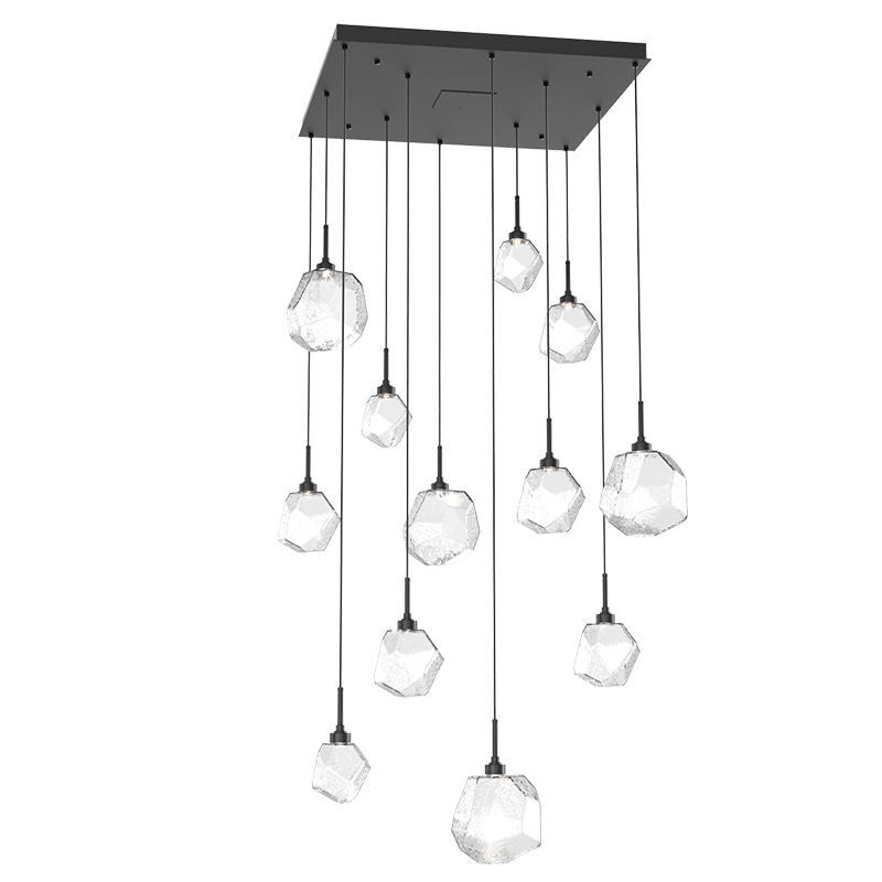 Art Twisted Square Chandelier