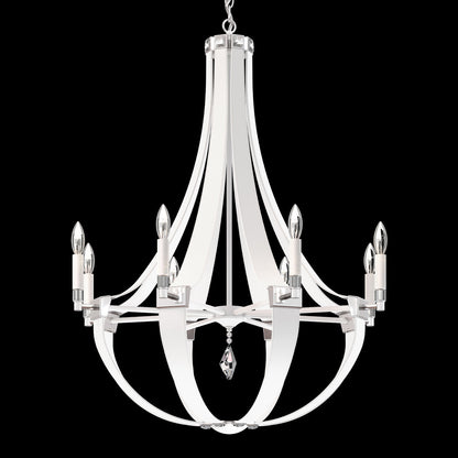 Crystal Empire Chandelier 30"