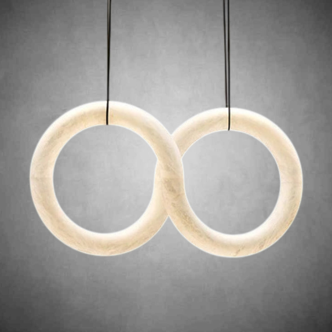 Caleb Luxury Designer Alabaster Chandelier For Living Room