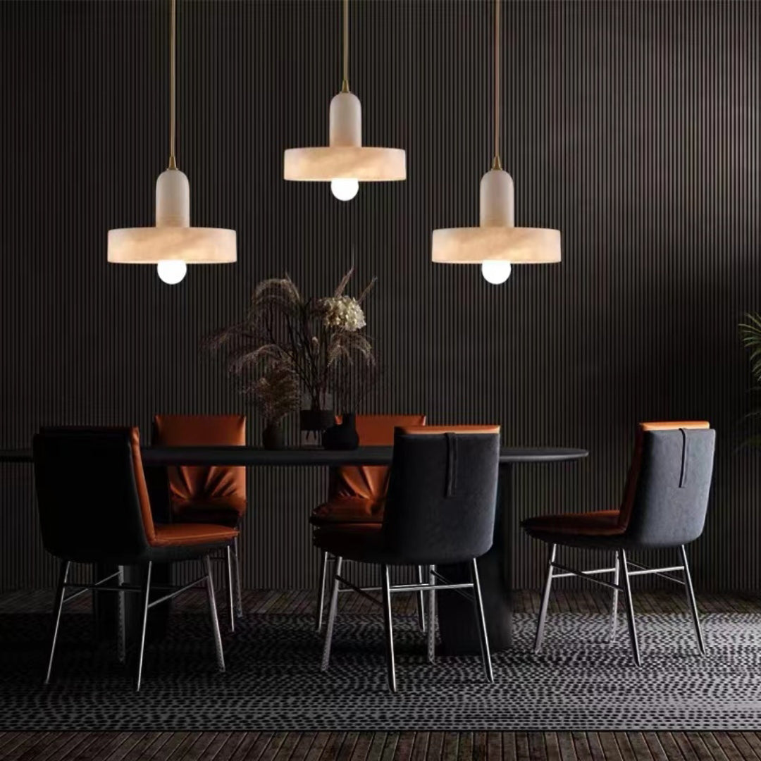 Kamilla  Alabaster Kitchen Island Pendant Lamp