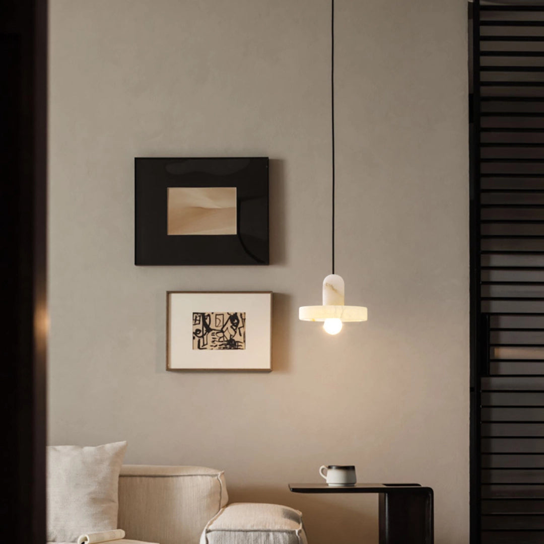 Kamilla  Alabaster Kitchen Island Pendant Lamp