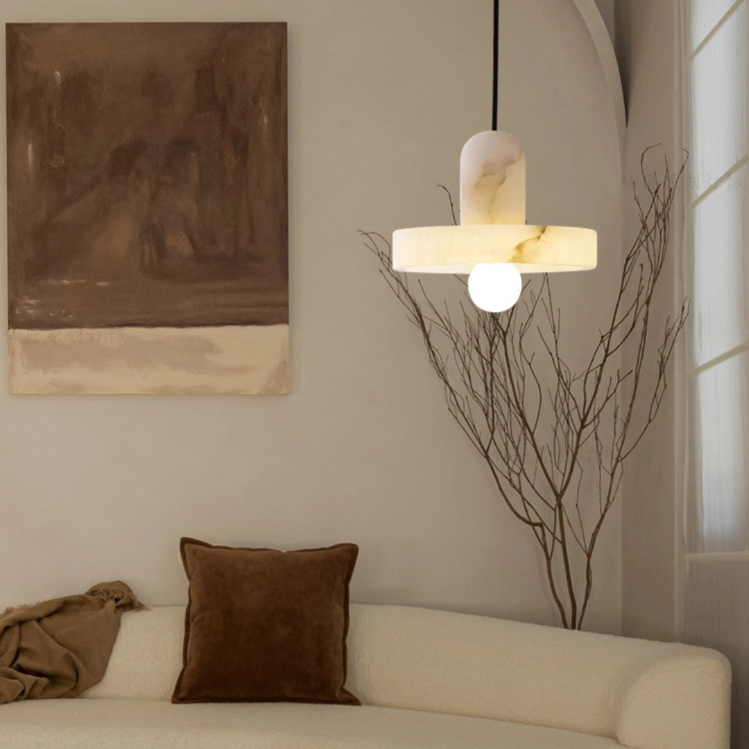 Kamilla  Alabaster Kitchen Island Pendant Lamp