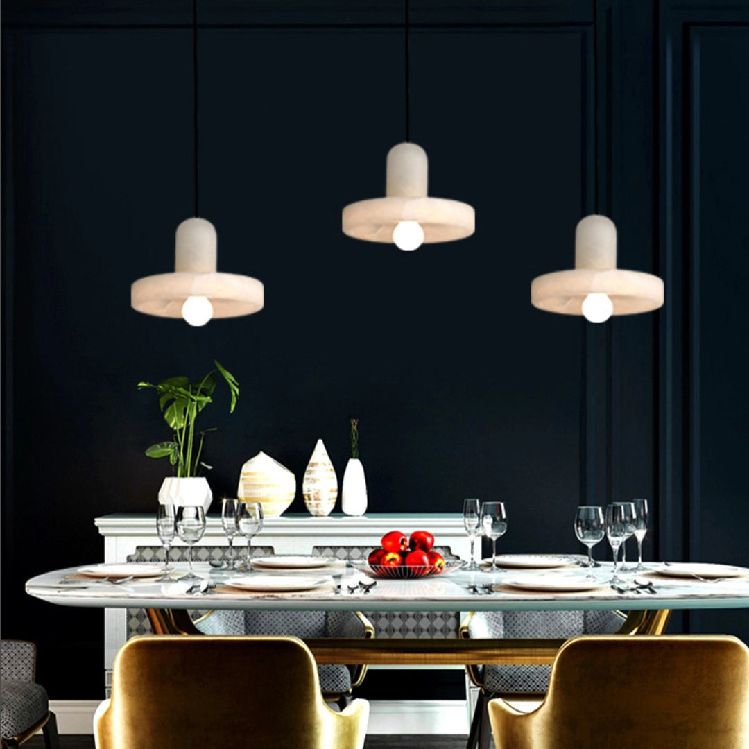 Kamilla  Alabaster Kitchen Island Pendant Lamp