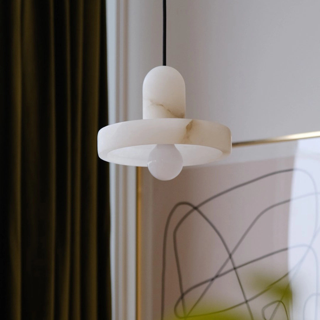 Kamilla  Alabaster Kitchen Island Pendant Lamp