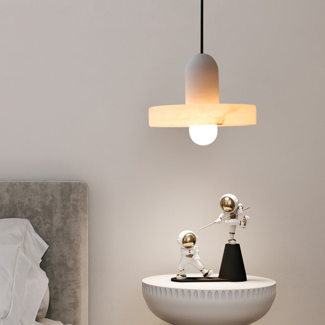 Kamilla  Alabaster Kitchen Island Pendant Lamp