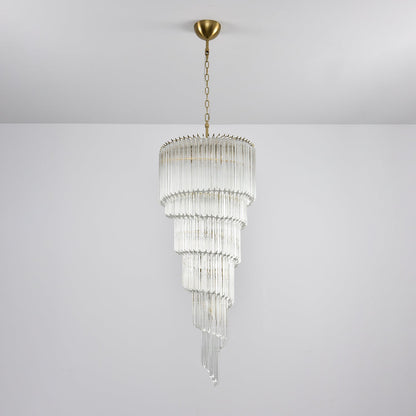 Cascada Spiral Clear Chandelier - Vakkerlight