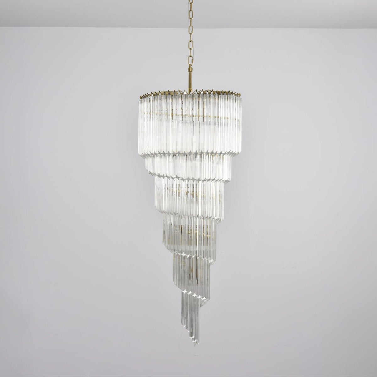 Cascada Spiral Clear Chandelier - Vakkerlight