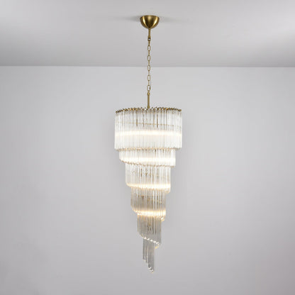 Cascada Spiral Clear Chandelier - Vakkerlight