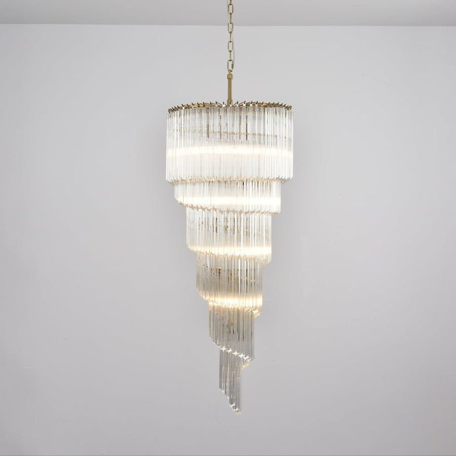 Cascada Spiral Clear Chandelier - Vakkerlight