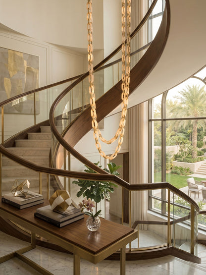 Chain Link Chandelier - Vakkerlight