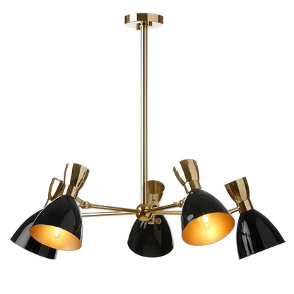 Wade 5 Light Postmodern Metal Chandelier Lighting