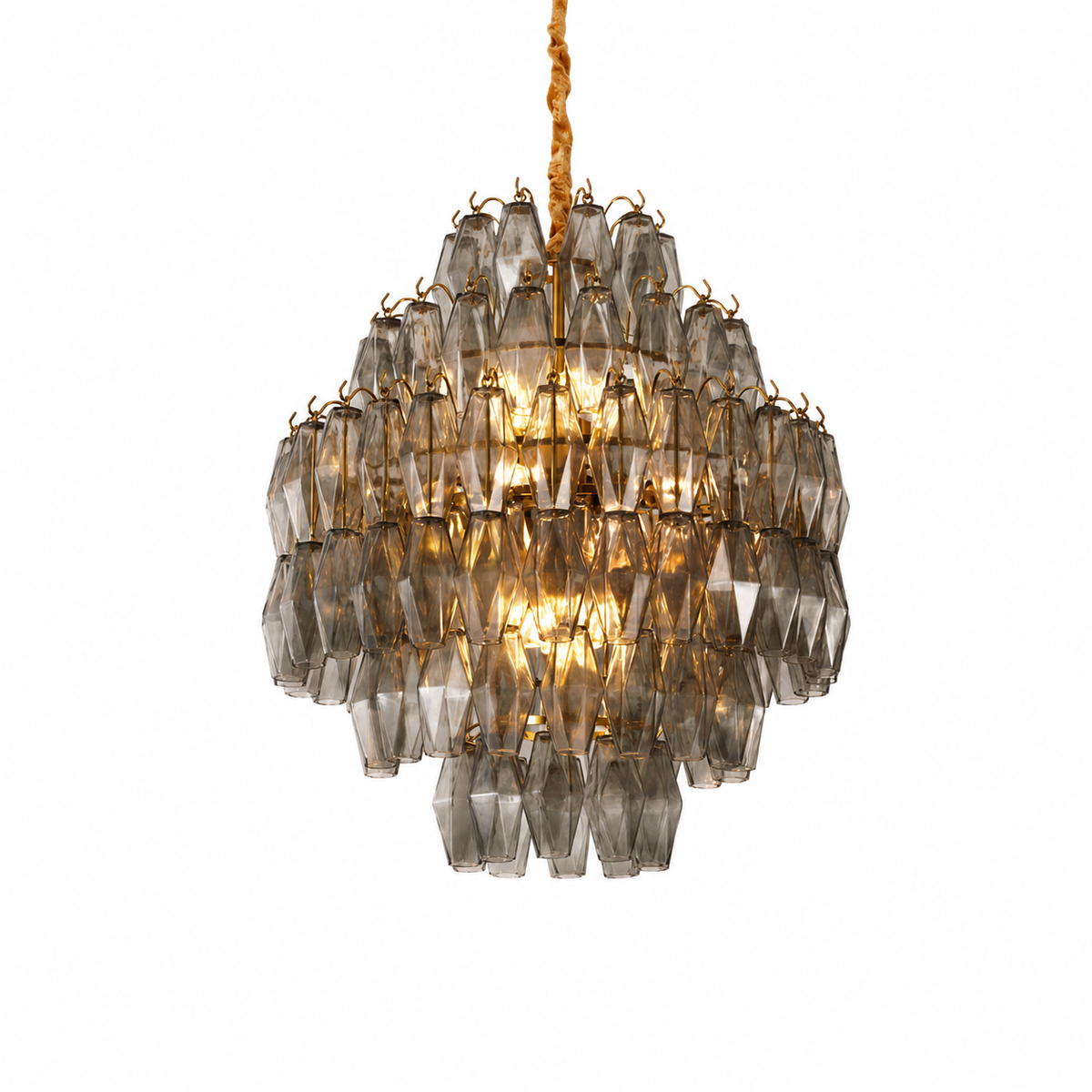 Virelle Cascade Artisan Murano Chandelier 21.7" 25.6"