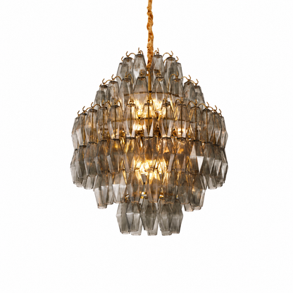 Virelle Cascade Artisan Murano Chandelier 21.7" 25.6"