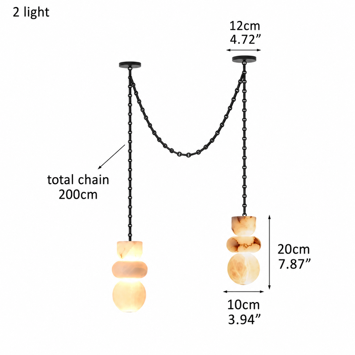Aurelia Sculptural Modern Chandelier
