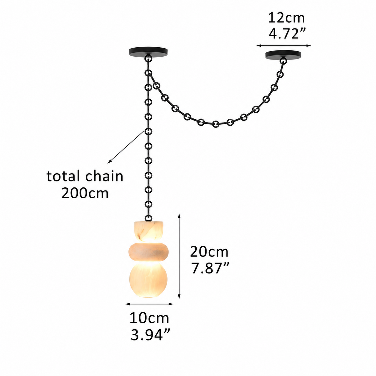 Aurelia Sculptural Modern Chandelier