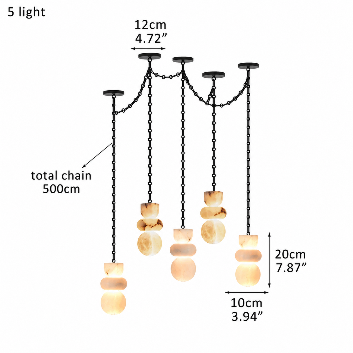 Aurelia Sculptural Modern Chandelier