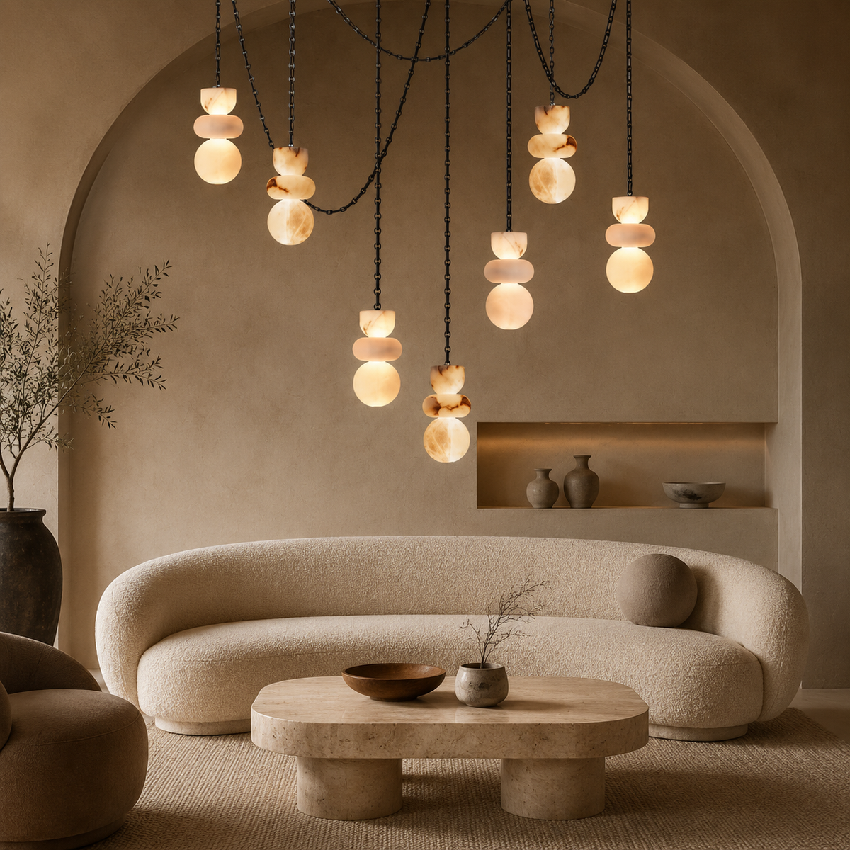 Aurelia Sculptural Modern Chandelier