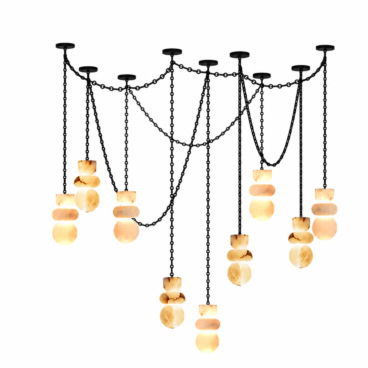 Aurelia Sculptural Modern Chandelier
