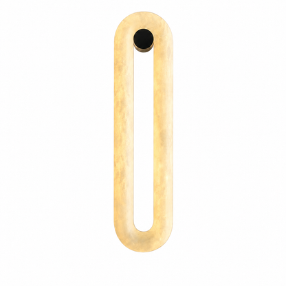 Orelis Spanish Alabaster Minimalist Wall Sconce 15.7" 23.6"