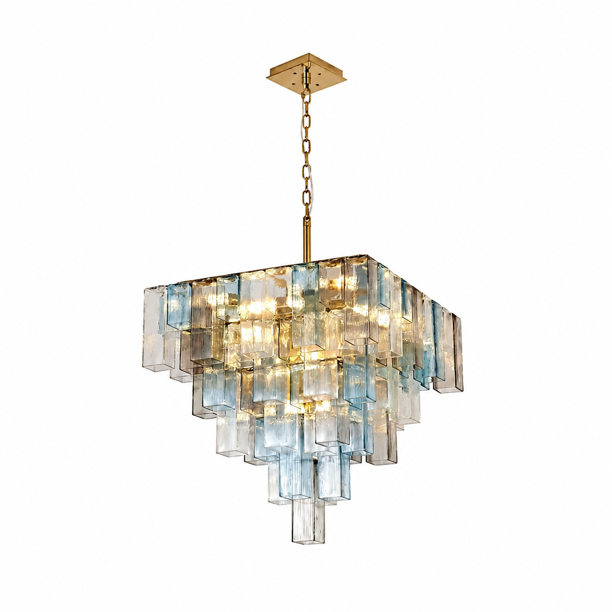 Chromatic Vault Artisan Murano Chandelier